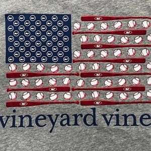 VINEYARD VINES Pocket Whale T-Shirt - * HOST PICK * - American Flag Baseball